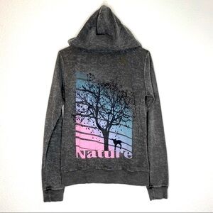 Nature Scene Graphic Hoodie